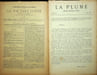  La Plume, Litt&eacute;raire, Artistique et Sociale - n&deg;73 du 1er mai 1892.. [Revue La Plume, Collectif dont] Emile Zola, Louis de Gramont, Hector France, ...