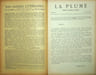  La Plume, Litt&eacute;raire, Artistique et Sociale - n&deg;73 du 1er mai 1892.. [Revue La Plume, Collectif dont] Emile Zola, Louis de Gramont, Hector France, ...