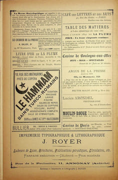 La Plume, Littéraire, Artistique et Sociale - n°74 du 15 mai 1892 - numéro exceptionnel consacré au jargon de Maistre François Villon.. [Revue La ...