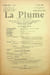  La Plume, Litt&eacute;raire, Artistique et Sociale - n&deg;75 du 1er juin 1892.. [Revue La Plume, Collectif dont] Fran&ccedil;ois Copp&eacute;e, Yvanho&eacute; Rambosson, Adolphe ...