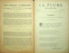  La Plume, Litt&eacute;raire, Artistique et Sociale - n&deg;75 du 1er juin 1892.. [Revue La Plume, Collectif dont] Fran&ccedil;ois Copp&eacute;e, Yvanho&eacute; Rambosson, Adolphe ...