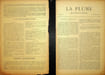  La Plume, Revue Litt&eacute;raire & Artistique - n&deg;14 du 1er novembre 1889.. [Revue La Plume, Collectif dont] Jean Rameau, Louis Labat, Auguste Dorchain, ...