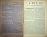 La Plume, Revue de Litt&eacute;rature, de Critique & d'Art ind&eacute;pendants - n&deg;52 du 15 juin 1891 - num&eacute;ro exceptionnel consacr&eacute; aux Jeune-Belgique.. [Revue La ...