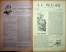 La Plume, Litt&eacute;raire, Artistique et Sociale - n&deg;76 du 15 juin 1892 - num&eacute;ro exceptionnel consacr&eacute; aux Soir&eacute;es de la Plume.. [Revue La Plume, Collectif ...