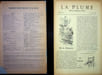 La Plume, Litt&eacute;raire, Artistique et Sociale - n&deg;76 du 15 juin 1892 - num&eacute;ro exceptionnel consacr&eacute; aux Soir&eacute;es de la Plume.. [Revue La Plume, Collectif ...