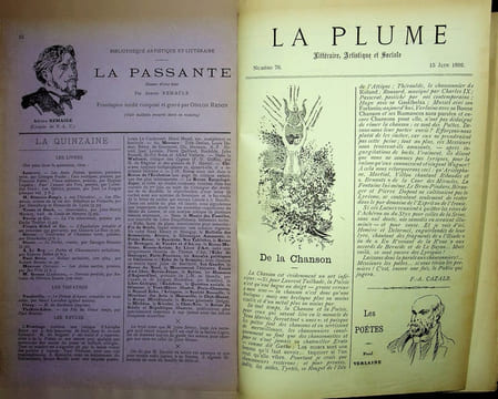 La Plume, Littéraire, Artistique et Sociale - n°76 du 15 juin 1892 - numéro exceptionnel consacré aux Soirées de la Plume.. [Revue La Plume, Collectif ...