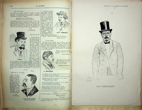 La Plume, Littéraire, Artistique et Sociale - n°76 du 15 juin 1892 - numéro exceptionnel consacré aux Soirées de la Plume.. [Revue La Plume, Collectif ...