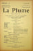La Plume, Litt&eacute;raire, Artistique et Sociale - n&deg;77 du 1er juillet 1892.. [Revue La Plume, Collectif dont] Paul Verlaine, Jules Claretie, Adolphe ...