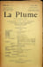 La Plume, Litt&eacute;raire, Artistique et Sociale - n&deg;77 du 1er juillet 1892.. [Revue La Plume, Collectif dont] Paul Verlaine, Jules Claretie, Adolphe ...