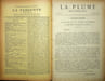 La Plume, Litt&eacute;raire, Artistique et Sociale - n&deg;77 du 1er juillet 1892.. [Revue La Plume, Collectif dont] Paul Verlaine, Jules Claretie, Adolphe ...