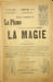 La Plume, Litt&eacute;raire, Artistique et Sociale - n&deg;78 du 15 juillet 1892 ) num&eacute;ro exceptionnel consacr&eacute; &agrave; la Magie, sous la direction de Papus.. [Revue ...