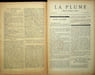La Plume, Litt&eacute;raire, Artistique et Sociale - n&deg;79 du 1er ao&ucirc;t 1892.. [Revue La Plume, Collectif dont] L&eacute;on Deschamps, Louis Le Cardonnel, Jules de ...