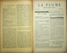 La Plume, Litt&eacute;raire, Artistique et Sociale - n&deg;79 du 1er ao&ucirc;t 1892.. [Revue La Plume, Collectif dont] L&eacute;on Deschamps, Louis Le Cardonnel, Jules de ...