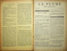 La Plume, Litt&eacute;raire, Artistique et Sociale - n&deg;79 du 1er ao&ucirc;t 1892.. [Revue La Plume, Collectif dont] L&eacute;on Deschamps, Louis Le Cardonnel, Jules de ...