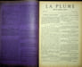 La Plume, Litt&eacute;raire, Artistique et Sociale - n&deg;80 du 15 ao&ucirc;t 1892 - num&eacute;ro exceptionnel consacr&eacute; &agrave; la m&eacute;moire de L&eacute;on Cladel.. [Revue La Plume, ...