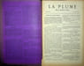 La Plume, Litt&eacute;raire, Artistique et Sociale - n&deg;80 du 15 ao&ucirc;t 1892 - num&eacute;ro exceptionnel consacr&eacute; &agrave; la m&eacute;moire de L&eacute;on Cladel.. [Revue La Plume, ...