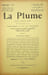 La Plume, Litt&eacute;raire, Artistique et Sociale - n&deg;81 du 1er septembre 1892.. [Revue La Plume, Collectif dont] Baudelaire, Paul Verlaine, Adolphe Rett&eacute;, ...