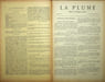La Plume, Litt&eacute;raire, Artistique et Sociale - n&deg;81 du 1er septembre 1892.. [Revue La Plume, Collectif dont] Baudelaire, Paul Verlaine, Adolphe Rett&eacute;, ...