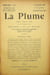 La Plume, Litt&eacute;raire, Artistique et Sociale - n&deg;81 du 1er septembre 1892.. [Revue La Plume, Collectif dont] Baudelaire, Paul Verlaine, Adolphe Rett&eacute;, ...