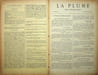La Plume, Litt&eacute;raire, Artistique et Sociale - n&deg;81 du 1er septembre 1892.. [Revue La Plume, Collectif dont] Baudelaire, Paul Verlaine, Adolphe Rett&eacute;, ...