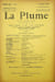 La Plume, Litt&eacute;raire, Artistique et Sociale - n&deg;83 du 1er octobre 1892.. [Revue La Plume, Collectif dont] Maurice du Plessys, Paul Verlaine, Adolphe ...