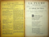 La Plume, Litt&eacute;raire, Artistique et Sociale - n&deg;83 du 1er octobre 1892.. [Revue La Plume, Collectif dont] Maurice du Plessys, Paul Verlaine, Adolphe ...