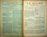 La Plume, Litt&eacute;raire, Artistique et Sociale - n&deg;84 du 15 octobre 1892 - num&eacute;ro exceptionnel consacr&eacute; &agrave; l'Od&eacute;on.. [Revue La Plume, Collectif dont] ...