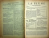 La Plume, Litt&eacute;raire, Artistique et Sociale - n&deg;84 du 15 octobre 1892 - num&eacute;ro exceptionnel consacr&eacute; &agrave; l'Od&eacute;on.. [Revue La Plume, Collectif dont] ...