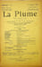 La Plume, Litt&eacute;raire, Artistique et Sociale - n&deg;85 du 1er novembre 1892.. [Revue La Plume, Collectif dont] Paul Verlaine, L&eacute;on Cladel, Emmanuel ...