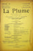 La Plume, Litt&eacute;raire, Artistique et Sociale - n&deg;85 du 1er novembre 1892.. [Revue La Plume, Collectif dont] Paul Verlaine, L&eacute;on Cladel, Emmanuel ...