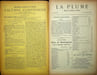 La Plume, Litt&eacute;raire, Artistique et Sociale - n&deg;85 du 1er novembre 1892.. [Revue La Plume, Collectif dont] Paul Verlaine, L&eacute;on Cladel, Emmanuel ...