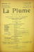 La Plume, Litt&eacute;raire, Artistique et Sociale - n&deg;85 du 1er novembre 1892.. [Revue La Plume, Collectif dont] Paul Verlaine, L&eacute;on Cladel, Emmanuel ...