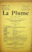 La Plume, Litt&eacute;raire, Artistique et Sociale - n&deg;86 du 15 novembre 1892.. [Revue La Plume, Collectif dont] Paul Verlaine, Cazals, Auguste Vacquerie, ...