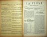 La Plume, Litt&eacute;raire, Artistique et Sociale - n&deg;87 du 1er d&eacute;cembre 1892.. [Revue La Plume, Collectif dont] Gabriel Vicaire, Fran&ccedil;ois Coulon, Yvanho&eacute; ...