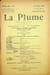 La Plume, Litt&eacute;raire, Artistique et Sociale - n&deg;88 du 15 d&eacute;cembre 1892.. [Revue La Plume, Collectif dont] Yvanho&eacute; Rambosson, Harold Swan, Gabrel ...