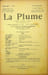 La Plume, Litt&eacute;raire, Artistique et Sociale - n&deg;90 du 15 janvier 1893.. [Revue La Plume, Collectif dont] Paul Verlaine, Jean Mor&eacute;as, Adolphe Rett&eacute;, ...