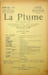 La Plume, Litt&eacute;raire, Artistique et Sociale - n&deg;98 du 15 mai 1893.. [Revue La Plume, Collectif dont] Paul Verlaine, Henri Ibsen, Rachilde, Louis ...