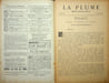 La Plume, Litt&eacute;raire, Artistique et Sociale - n&deg;99 du 1er juin 1893 - num&eacute;ro exceptionnel consacr&eacute; &agrave; la Chanson classique.. [Revue La Plume, Collectif ...