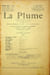 La Plume, Litt&eacute;raire, Artistique et Sociale - n&deg;103 du 1er ao&ucirc;t 1893.. [Revue La Plume, Collectif dont] Paul Verlaine, Yvanho&eacute; Rambosson, Alphonse ...