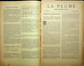 La Plume, Litt&eacute;raire, Artistique et Sociale - n&deg;103 du 1er ao&ucirc;t 1893.. [Revue La Plume, Collectif dont] Paul Verlaine, Yvanho&eacute; Rambosson, Alphonse ...