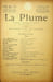  La Plume, Litt&eacute;raire, Artistique et Sociale - n&deg;105 du 1er septembre 1893.. [Revue La Plume, Collectif dont] Paul Verlaine, Garold Swan, Maxime ...