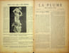 La Plume, Litt&eacute;raire, Artistique et Sociale - n&deg;107 du 1er octobre 1893.. [Revue La Plume, Collectif dont] Paul Verlaine, L&eacute;on Deschamps, Adolphe ...
