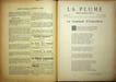 La Plume, Litt&eacute;raire, Artistique et Sociale - n&deg;114 du 15 janvier 1894.. [Revue La Plume, Collectif dont] Ernest Raynaud, Andr&eacute; Veidaux, Adolphe ...