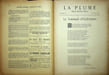 La Plume, Litt&eacute;raire, Artistique et Sociale - n&deg;114 du 15 janvier 1894.. [Revue La Plume, Collectif dont] Ernest Raynaud, Andr&eacute; Veidaux, Adolphe ...