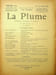 La Plume, Litt&eacute;raire, Artistique et Sociale - n&deg;115 du 1er f&eacute;vrier 1894.. [Revue La Plume, Collectif dont] Ernest Maindron, Adolphe Rett&eacute;, Paul ...
