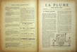 La Plume, Litt&eacute;raire, Artistique et Sociale - n&deg;115 du 1er f&eacute;vrier 1894.. [Revue La Plume, Collectif dont] Ernest Maindron, Adolphe Rett&eacute;, Paul ...