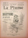 La Plume, Litt&eacute;raire, Artistique et Sociale - n&deg;117 du 1er mars 1894 - num&eacute;ro exceptionnel consacr&eacute; aux Bretons de Bretagne.. [Revue La Plume, ...