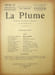 La Plume, Litt&eacute;raire, Artistique et Sociale - n&deg;119 du 1er avril 1894.. [Revue La Plume, Collectif dont] Paul Verlaine, Francis Vi&eacute;l&eacute;-Griffin, Paul ...