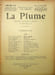  La Plume, Litt&eacute;raire, Artistique et Sociale - n&deg;119 du 1er avril 1894.. [Revue La Plume, Collectif dont] Paul Verlaine, Francis Vi&eacute;l&eacute;-Griffin, Paul ...
