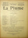 La Plume, Litt&eacute;raire, Artistique et Sociale - n&deg;120 du 15 avril 1894.. [Revue La Plume, Collectif dont] Harold Swan, Edmond Pilon, Paul Masson, Louis ...